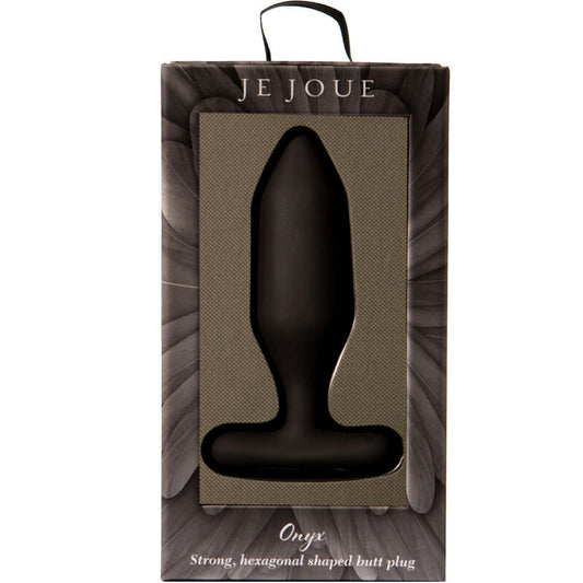 JE JOUE - VIBRATEUR PLUG ANAL ONYX NOIR - 7eme ciel