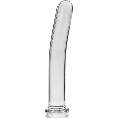 NEBULA SERIES BY IBIZA - MODÈLE 8 GODE EN VERRE BOROSILICATE CLAIR 14.5 CM -O- 2 CM