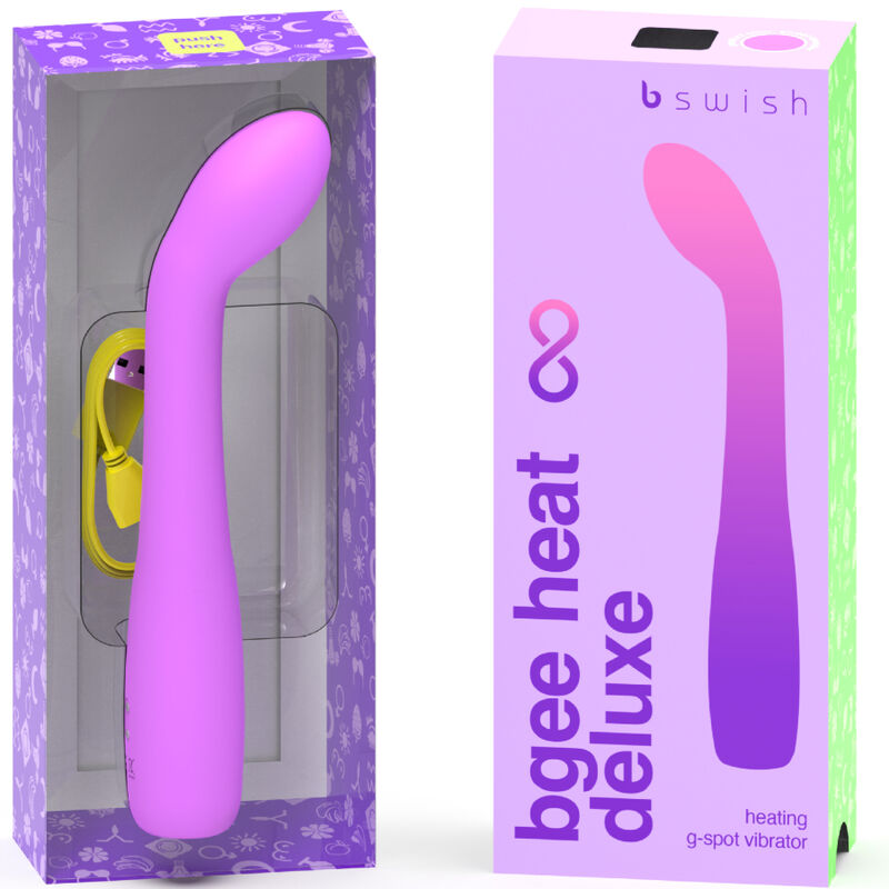 B SWISH - VIBRATEUR RECHARGEABLE BGEE HEAT INFINITE DELUXE LAVANDE SILICONE - 7eme ciel