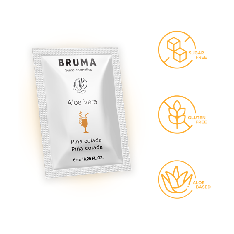 BRUMA - GEL GLISSANT À L''ALOE VERA SAVEUR PINA COLADA 6 ML - 7eme ciel