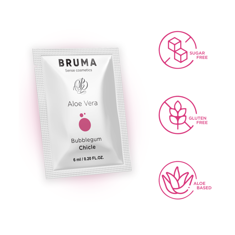BRUMA - GEL GLISSANT ALOE VERA SAVEUR BUBBLEGUM 6 ML - 7eme ciel