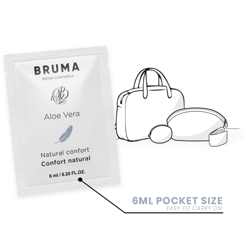 BRUMA - GEL GLISSANT ALOE VERA CONFORT NATUREL 6 ML - 7eme ciel