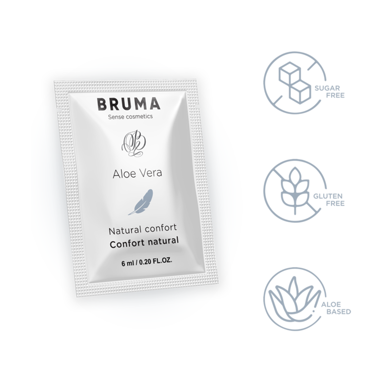 BRUMA - GEL GLISSANT ALOE VERA CONFORT NATUREL 6 ML - 7eme ciel