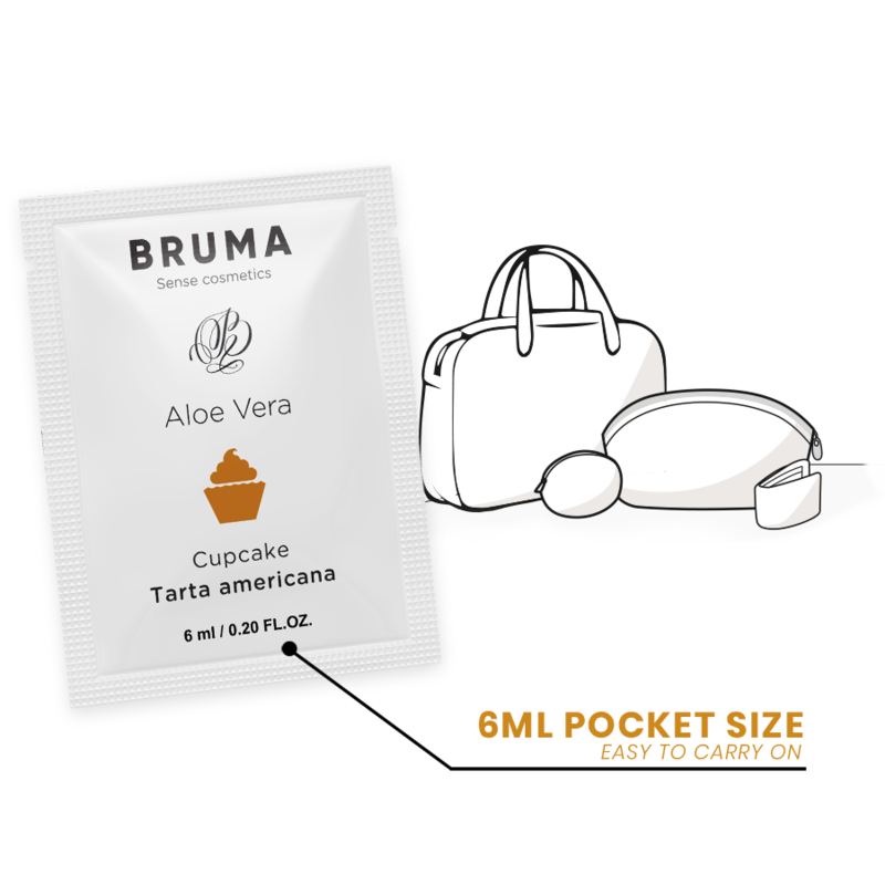 BRUMA - GEL GLISSANT À L''ALOE VERA SAVEUR CUPCAKE 6 ML - 7eme ciel