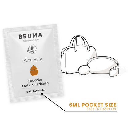 BRUMA - GEL GLISSANT À L''ALOE VERA SAVEUR CUPCAKE 6 ML - 7eme ciel