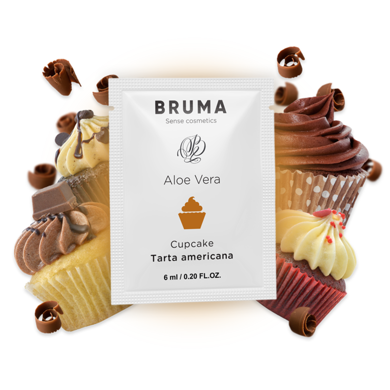 BRUMA - GEL GLISSANT À L''ALOE VERA SAVEUR CUPCAKE 6 ML - 7eme ciel