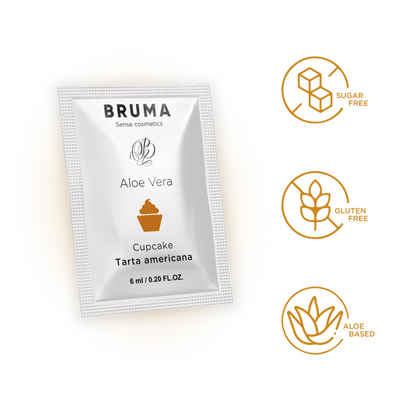 BRUMA - GEL GLISSANT À L''ALOE VERA SAVEUR CUPCAKE 6 ML - 7eme ciel