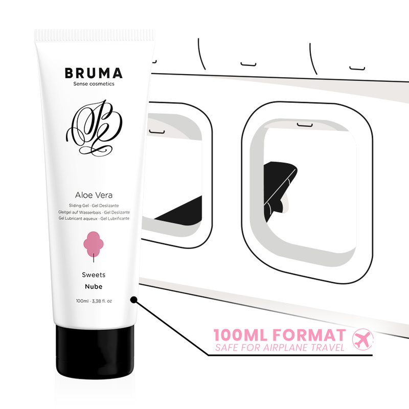 BRUMA - GEL GLISSANT À L'ALOE VERA SAVEUR BONBONS 100 ML - 7eme ciel