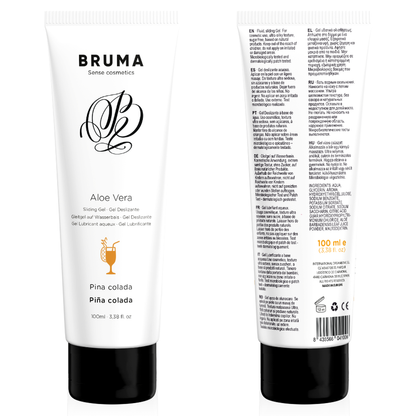 BRUMA - GEL GLISSANT À L''ALOE VERA SAVEUR PINA COLADA 100 ML - 7eme ciel