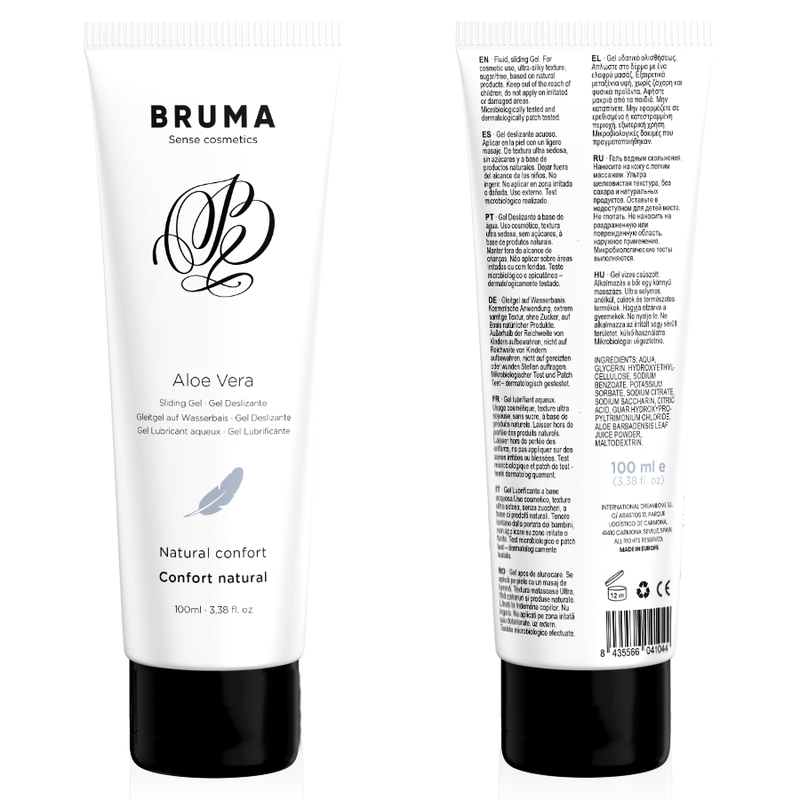 BRUMA - GEL GLISSANT ALOE VERA CONFORT NATUREL 100 ML - 7eme ciel