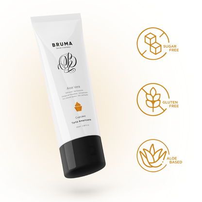 BRUMA - GEL GLISSANT À L''ALOE VERA SAVEUR CUPCAKE 100 ML - 7eme ciel