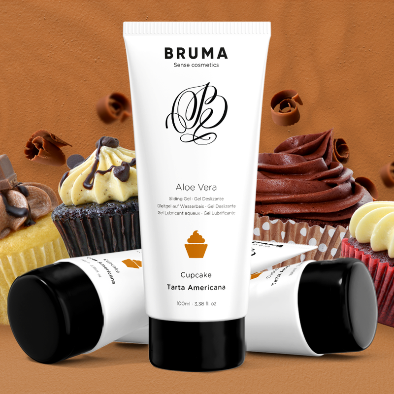 BRUMA - GEL GLISSANT À L''ALOE VERA SAVEUR CUPCAKE 100 ML - 7eme ciel