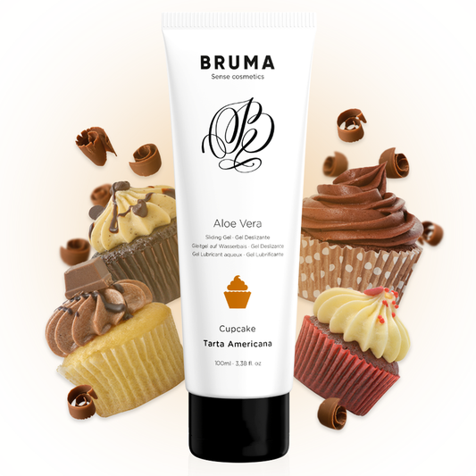 BRUMA - GEL GLISSANT À L''ALOE VERA SAVEUR CUPCAKE 100 ML - 7eme ciel