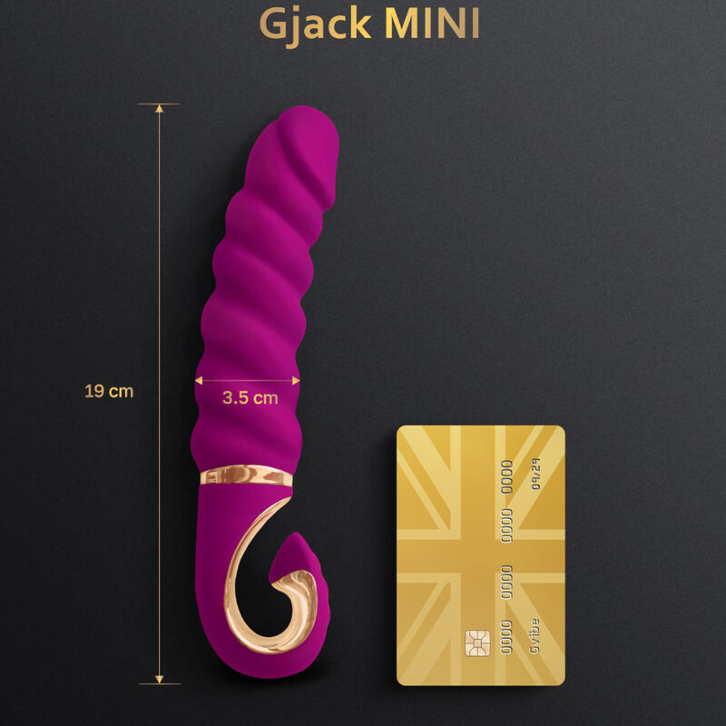 G-VIBE - VIBRATEUR GJACK MINI VIOLET EN SILICONE - 7eme ciel