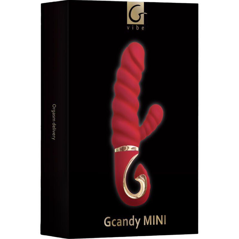 G-VIBE - VIBRATEUR GCANDY MINI ROUGE EN SILICONE - 7eme ciel