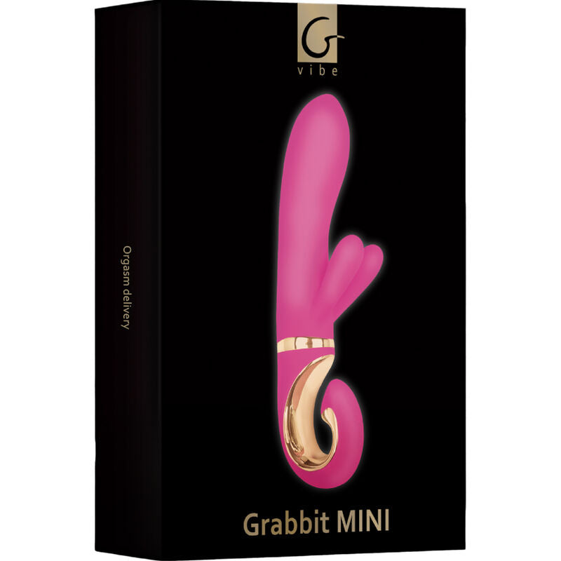 G-VIBE - VIBRATEUR GRABBIT MINI ROSE EN SILICONE - 7eme ciel