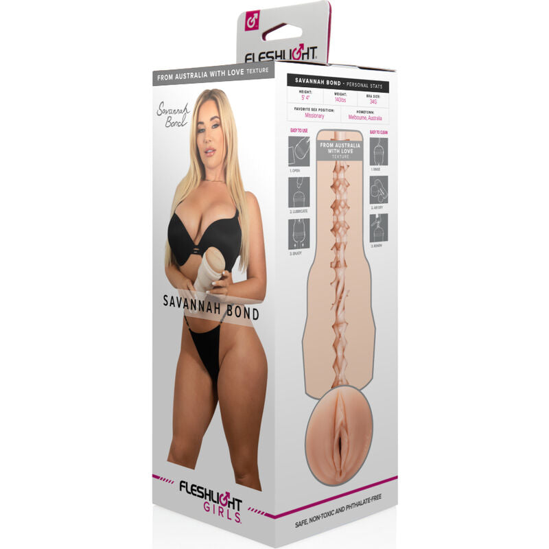 FLESHLIGHT GIRLS - SAVANNAH BOND VAGIN - 7eme ciel
