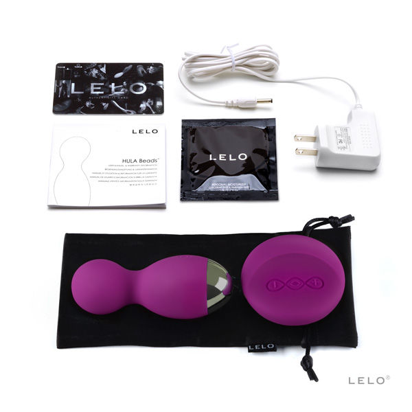 LELO - BADGE BOULES HULA ROSE PROFOND - 7eme ciel