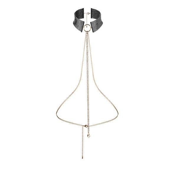 BIJOUX - DÉSIR MÉTALLIQUE COLLIER MÉTALLISÉ NOIR - 7eme ciel