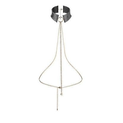 BIJOUX - DÉSIR MÉTALLIQUE COLLIER MÉTALLISÉ NOIR - 7eme ciel