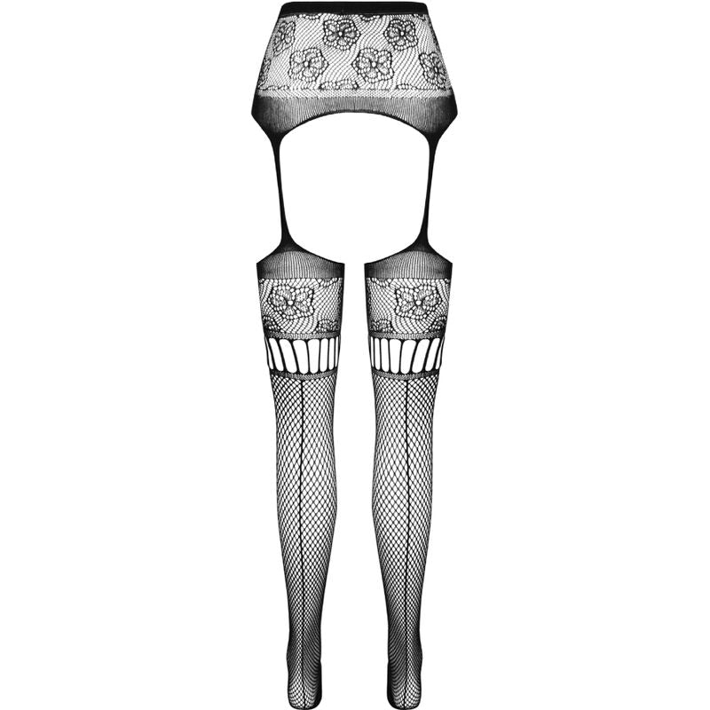 PASSION - COLLANT S030 AVEC JARRETIÈRE NOIRE TAILLE UNIQUE - 7eme ciel