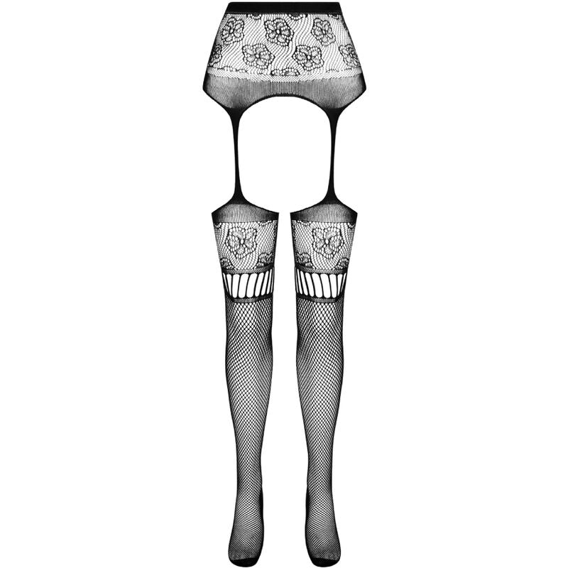 PASSION - COLLANT S030 AVEC JARRETIÈRE NOIRE TAILLE UNIQUE - 7eme ciel