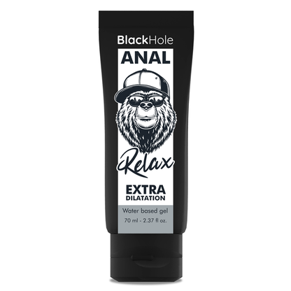 BLACK HOLE - GEL DE DILATATION ANALE À BASE D'EAU 70 ML