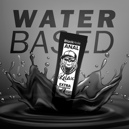 BLACK HOLE - GEL DE DILATATION ANALE À BASE D'EAU 70 ML - 7eme ciel