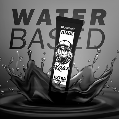 BLACK HOLE - GEL À BASE D'EAU DILATATION ANALE 150 ML - 7eme ciel