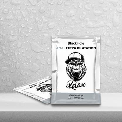 BLACK HOLE - GEL À BASE D'EAU EXTRA DILATATION 6 ML DOSE UNIQUE - 7eme ciel