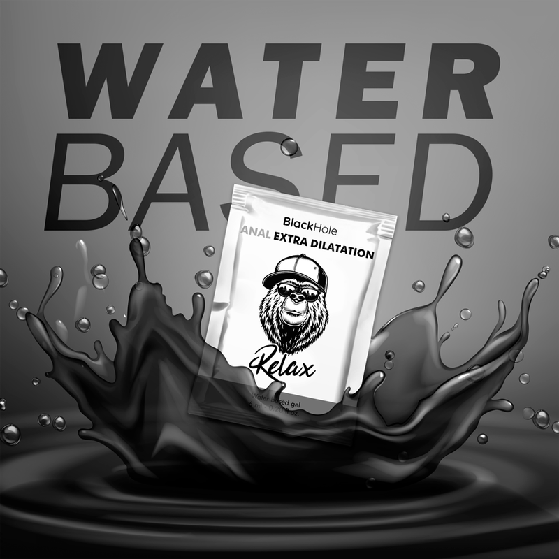 BLACK HOLE - GEL À BASE D'EAU EXTRA DILATATION 6 ML DOSE UNIQUE - 7eme ciel