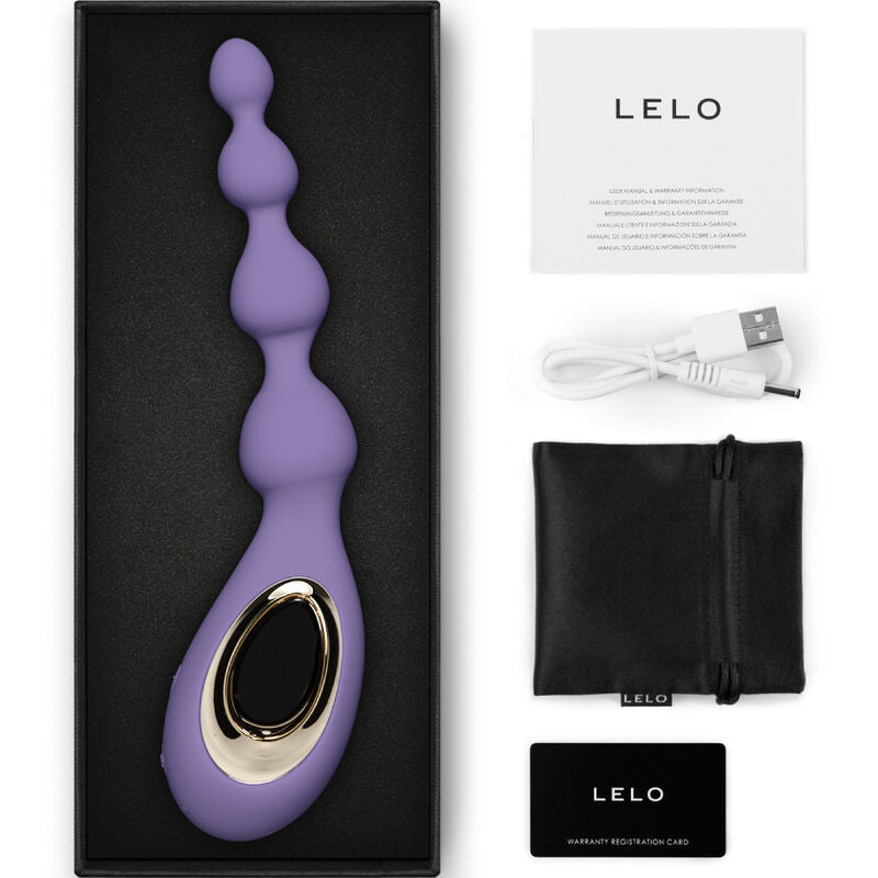 LELO - MASSEUR ANAL VIOLETTE SORAYA BEADS - 7eme ciel