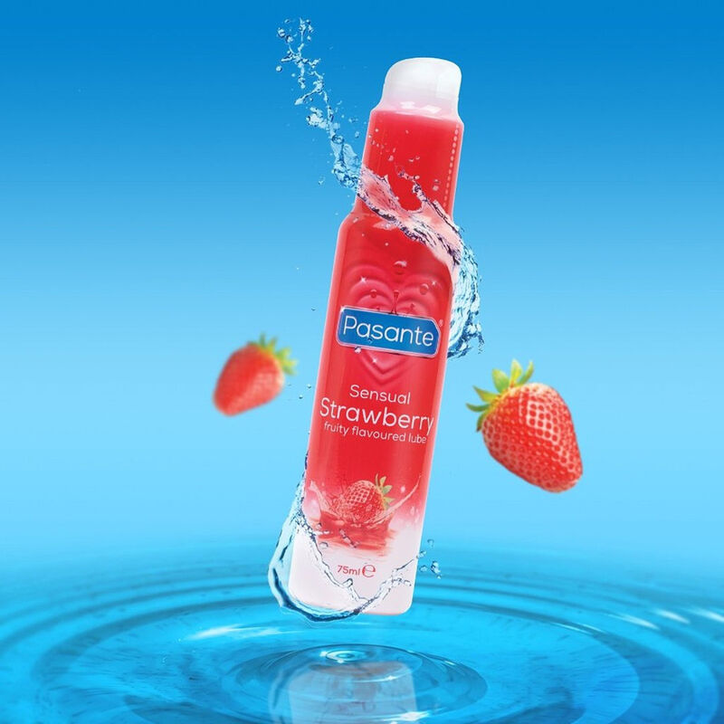 PASANTE - LUBRIFIANT SAVEUR FRAISE 75 ML - 7eme ciel