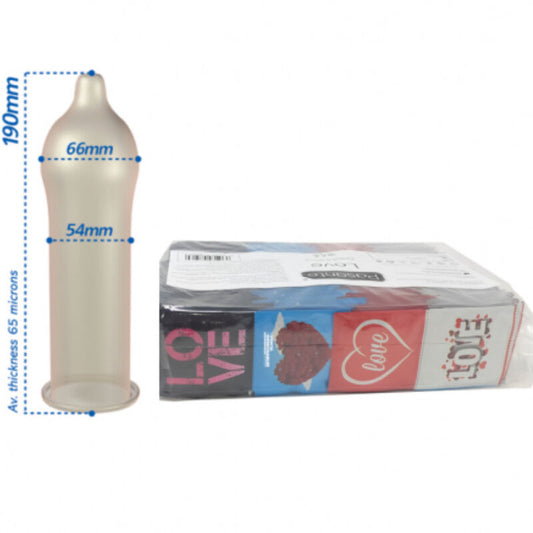 PASANTE - PRÉSERVATIFS LOVE BAG 144 UNITÉS - 7eme ciel