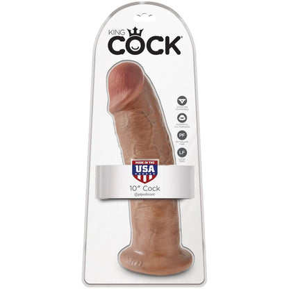 KING COCK - PÉNIS RÉALISTE 24 CM CARAMEL - 7eme ciel