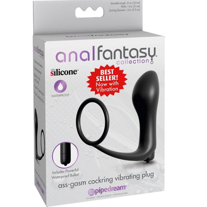 ANAL FANTASY ELITE COLLECTION - PLUG VIBRATEUR ASS-GASM COCKRING - 7eme ciel