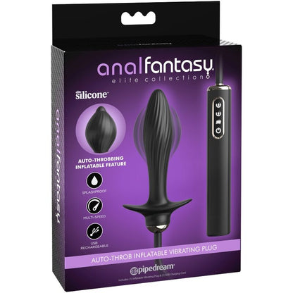 ANAL FANTASY ELITE COLLECTION - PLUG GONFLABLE ET VIBRATEUR AUTO-THROB - 7eme ciel