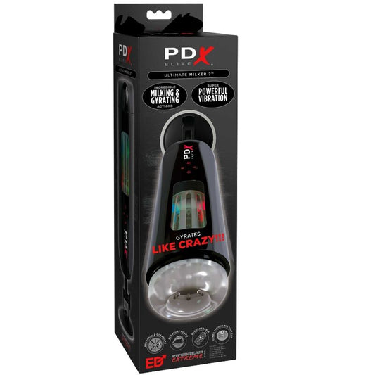 PDX ELITE - STROKER ULTIMATE MILKER 2 ROTATIF ET VIBRATEUR - 7eme ciel