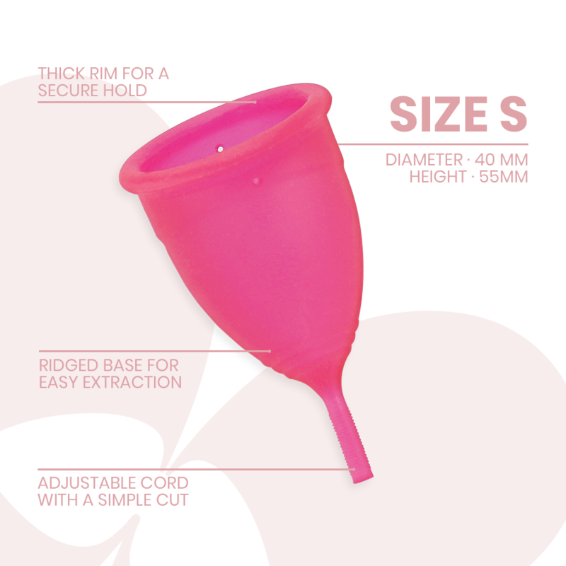 INTIMICHIC - COUPE MENSTRUELLE EN SILICONE MÉDICALE - TAILLE S - 7eme ciel