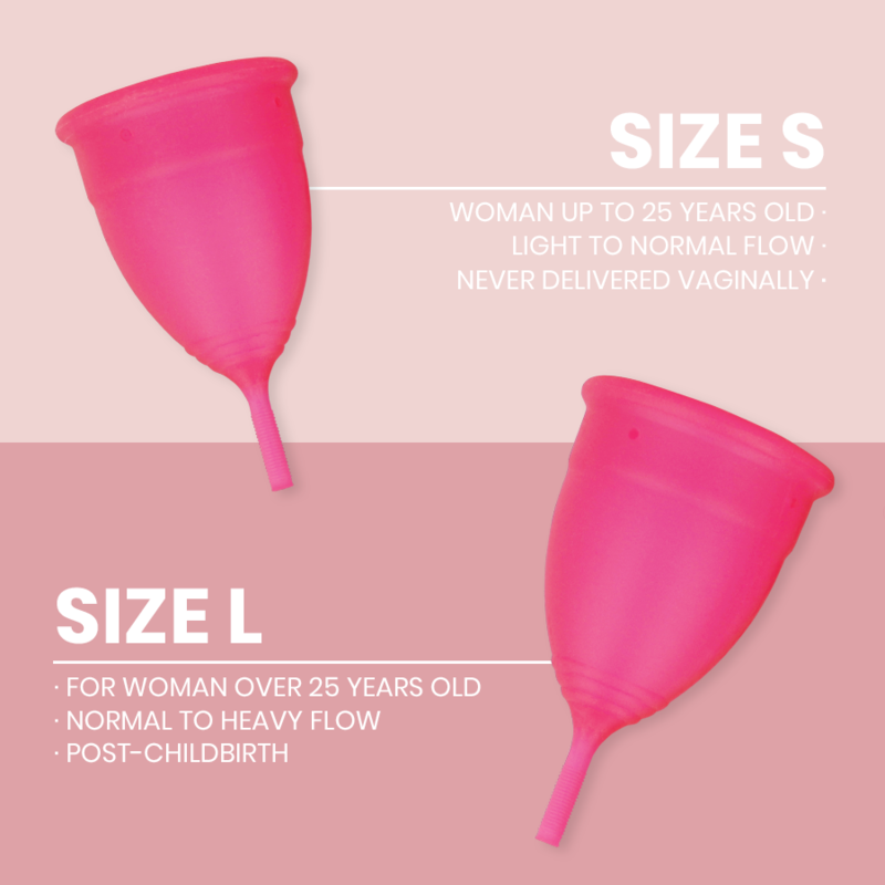 INTIMICHIC - COUPE MENSTRUELLE EN SILICONE MÉDICALE - TAILLE S - 7eme ciel