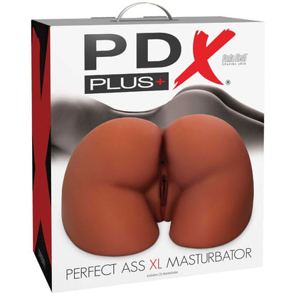 PDX PLUS - MASTURBATEUR MARRON DOUBLE ENTRÉE PERFECT ASS XL - 7eme ciel