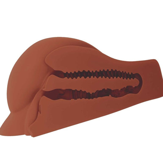 PDX PLUS - MASTURBATEUR MARRON DOUBLE ENTRÉE PERFECT ASS XL - 7eme ciel