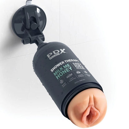 PDX PLUS - MASTURBATEUR STROKER CONCEPTION DISCRÈTE DE LA BOUTEILLE DE SHAMPOOING AU MIEL MILK ME - 7eme ciel