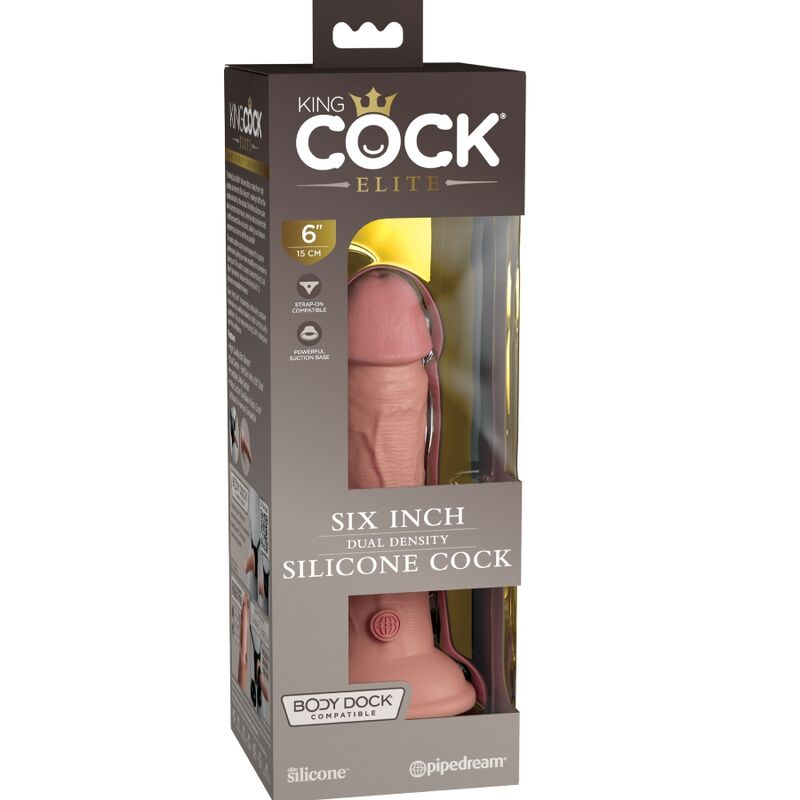 KING COCK - ELITE GODE RÉALISTE EN SILICONE 15.2 CM - 7eme ciel