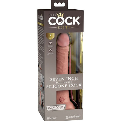 KING COCK - ELITE GODE RÉALISTE EN SILICONE 17.8 CM - 7eme ciel