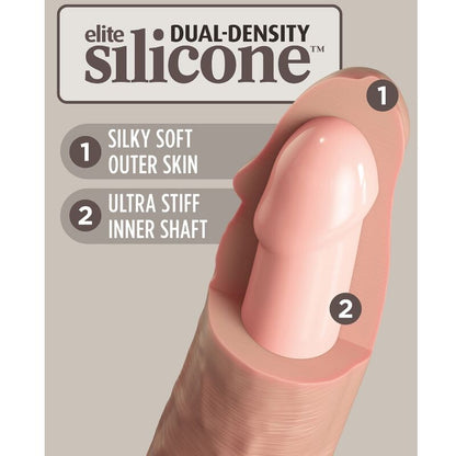 KING COCK - ELITE GODE RÉALISTE EN SILICONE 20.3 CM - 7eme ciel