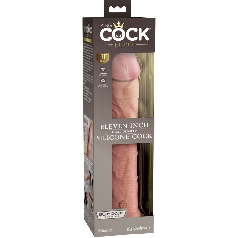 KING COCK - ELITE GODE RÉALISTE EN SILICONE 28 CM - 7eme ciel