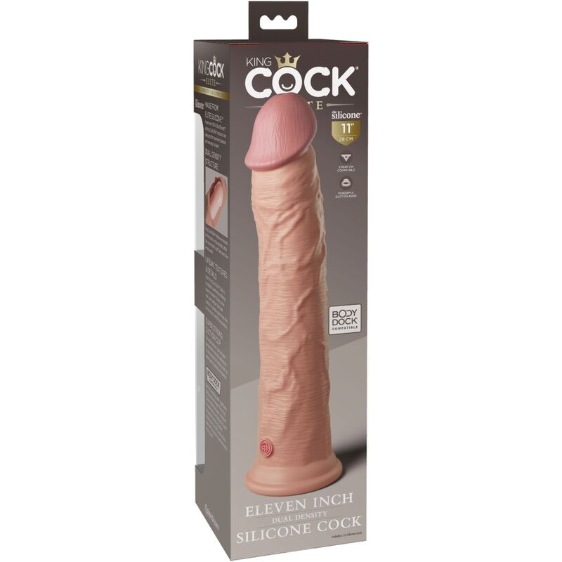 KING COCK - ELITE GODE RÉALISTE EN SILICONE 28 CM - 7eme ciel