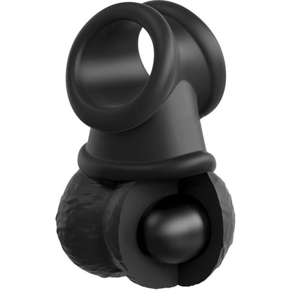KING COCK - ELITE KIT HARNAIS RÉGLABLE DELUXE ANNEAU AVEC TESTICULES & GODE 20.3 CM - 7eme ciel