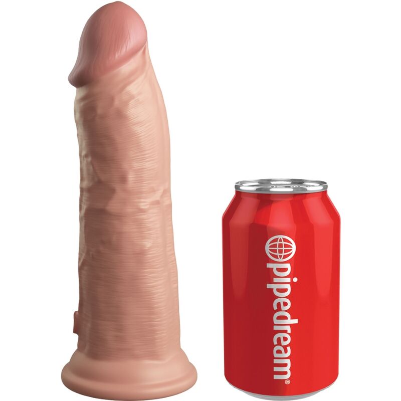 KING COCK - ELITE KIT HARNAIS RÉGLABLE DELUXE ANNEAU AVEC TESTICULES & GODE 20.3 CM - 7eme ciel